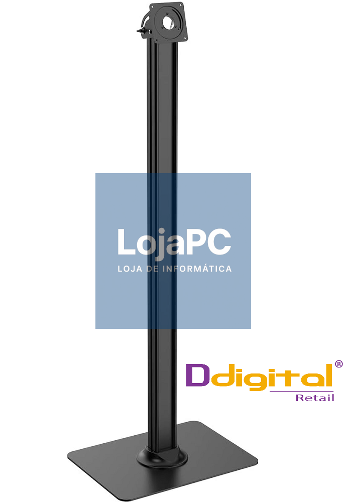 Suporte de Chão Ddigital Para Tablets Sunmi CPAD Vesa 75x75 Altura 110CM Inclinavel e Rotativa