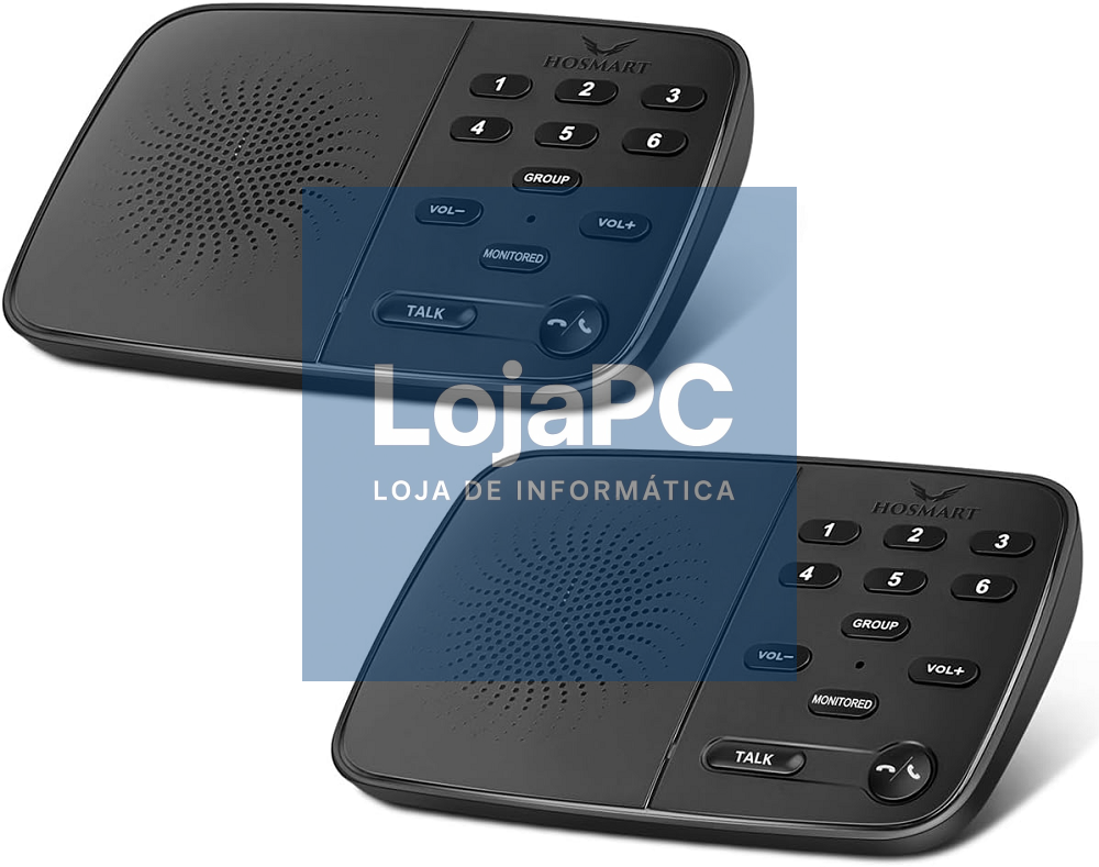 Intercomunidador Sem Fios 10 Canais - 800 Mts Pack 2Un