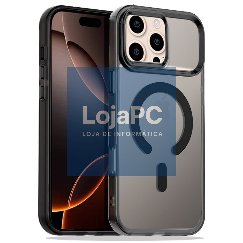 Carcasa COOL para iPhone 16 Pro Max Magnética Colorful Negro