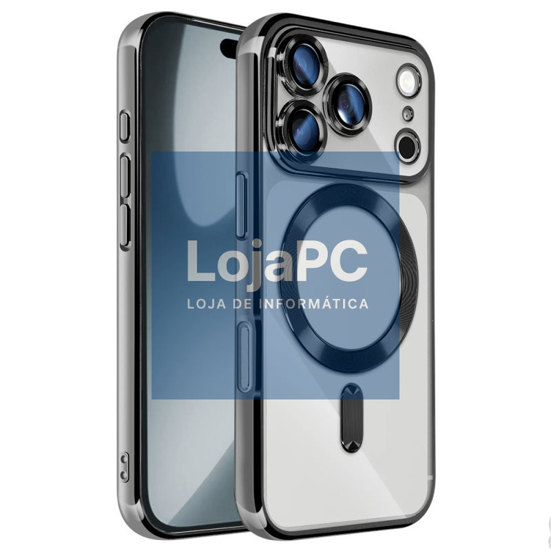 Carcasa COOL para iPhone 17 Pro / 18 Pro Magnética Borde Negro