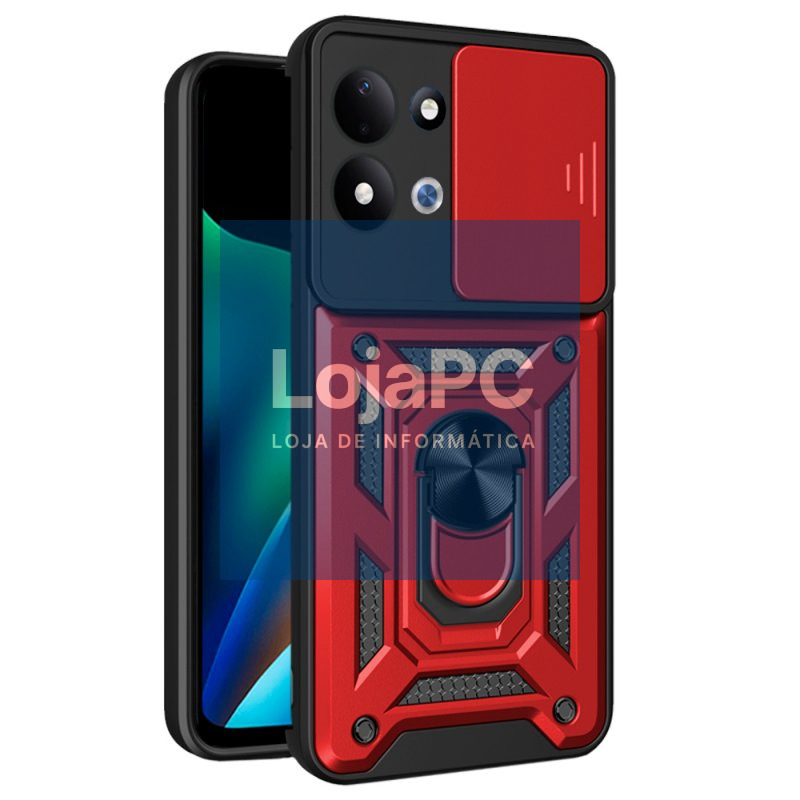 Carcasa COOL para Xiaomi Redmi 17 / 17 5G Hard Ring Rojo