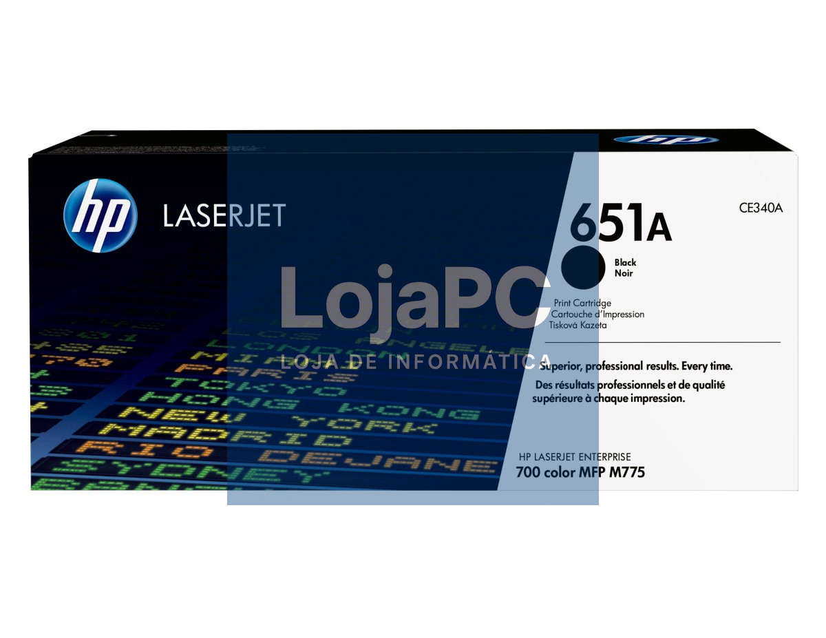 HP 651A original Toner cartridge CE340A black standard capacity 13.500 pages 1-pack
