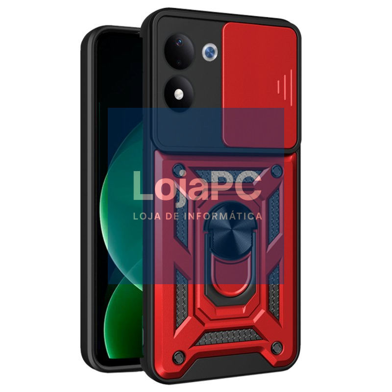 Carcasa COOL para Xiaomi Redmi Note 17 Pro Max 5G Hard Ring Rojo