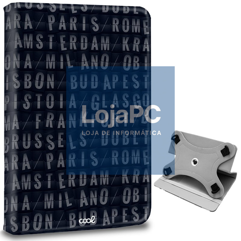 Funda COOL Ebook Tablet Universal 9.7 - 11 Pulgadas Dibujos Cities (Cuadrada)