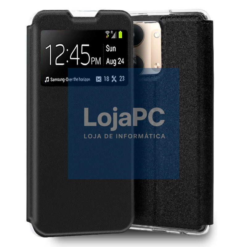 Funda COOL Flip Cover para Xiaomi Redmi 17C 5G Liso Negro