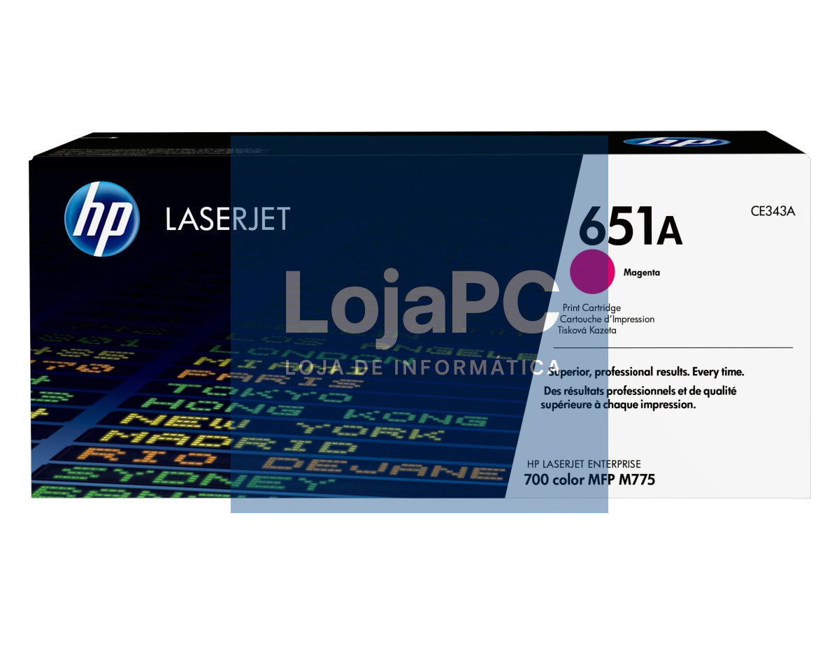HP 651A original Toner cartridge CE343A magenta standard capacity 16.000 pages 1-pack