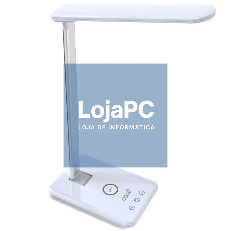 Lámpara LED con Base Carga Inalámbrica Qi COOL Fold Blanco