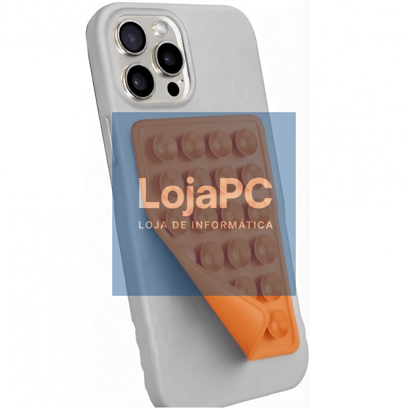 Ventosa Universal Silicona para Smartphone (Naranja)