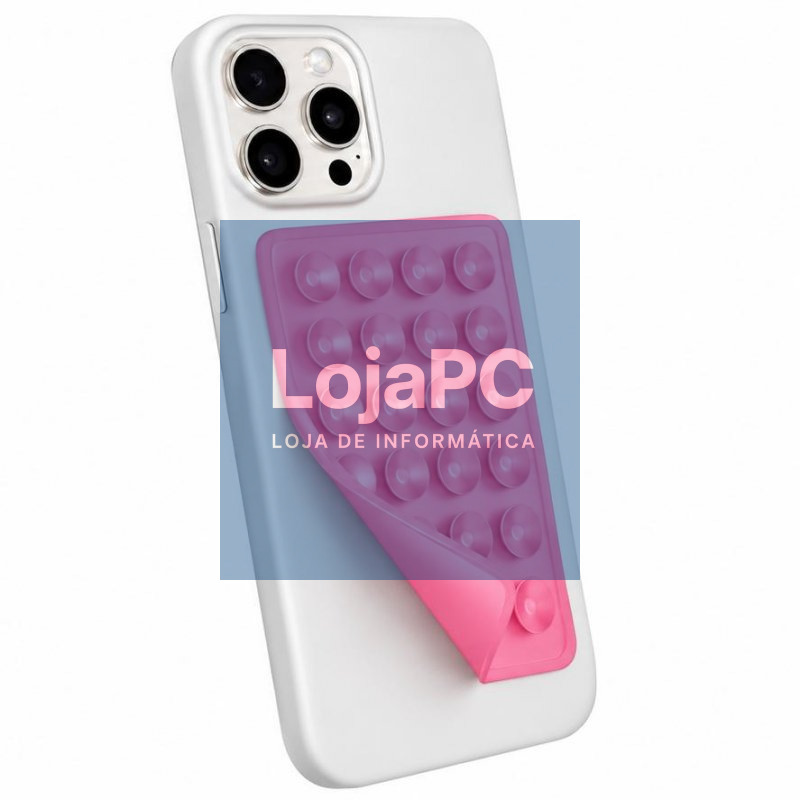 Ventosa Universal Silicona para Smartphone (Rosa)