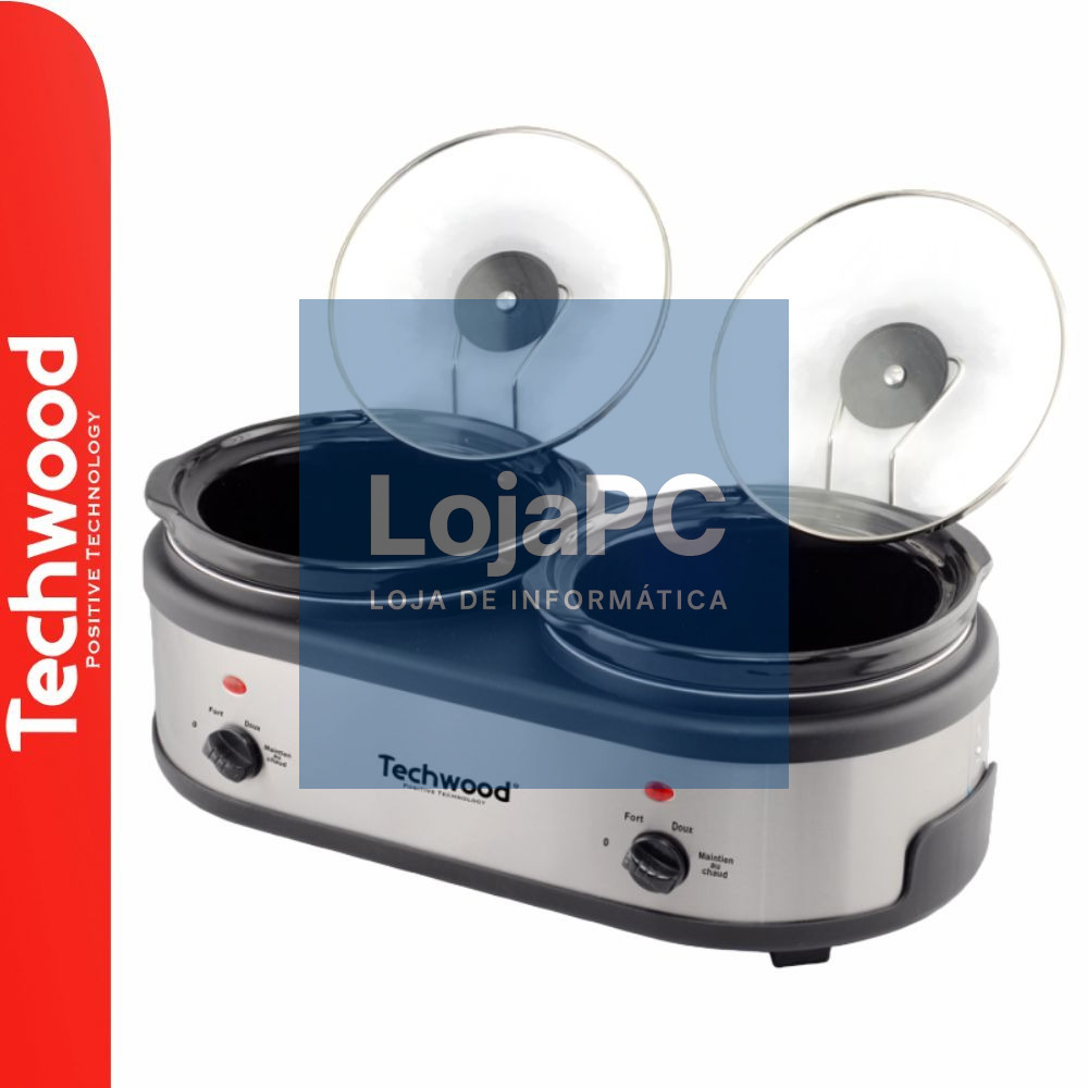 Panela Elétrica Dupla 2x2.5L 280W TECHWOOD
