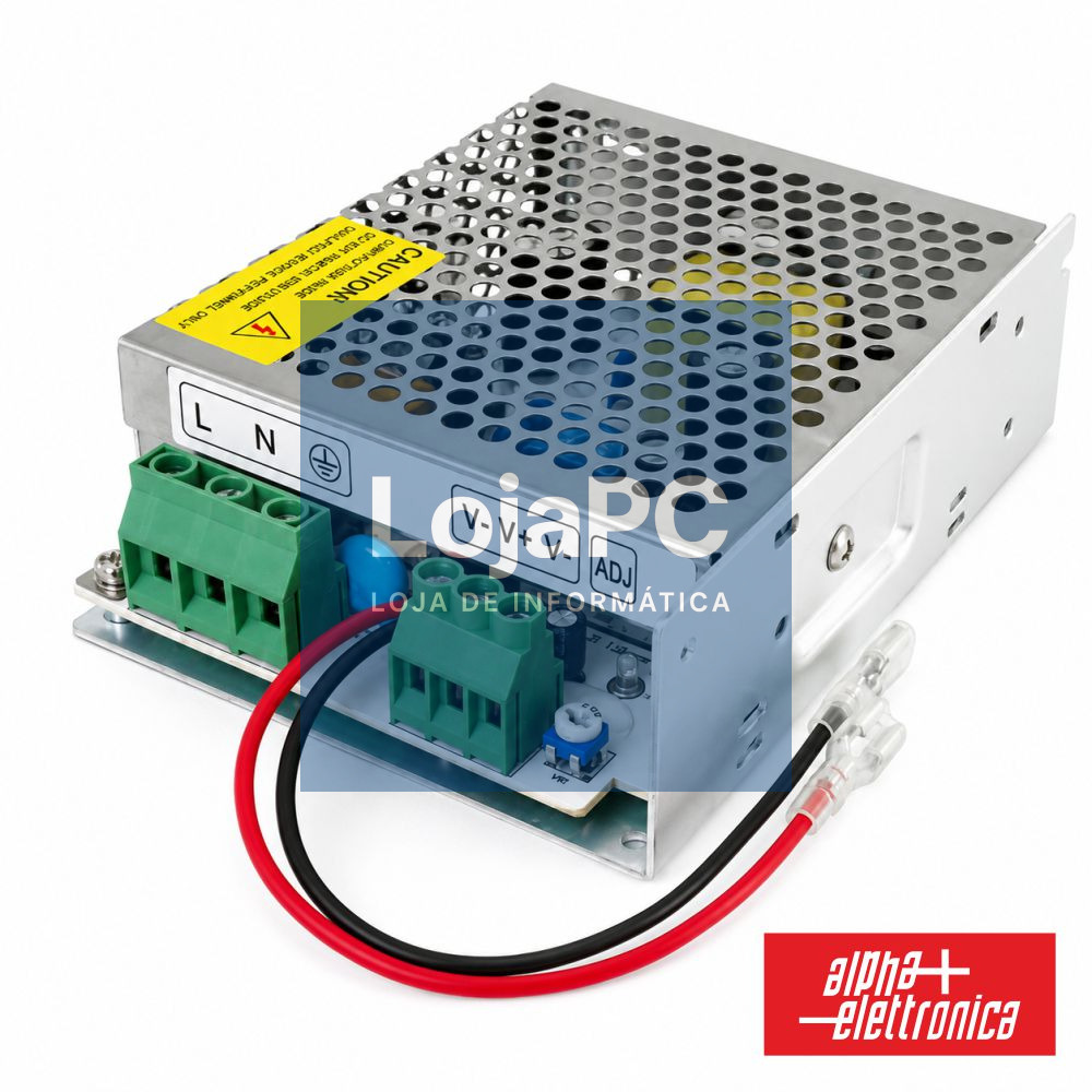 Fonte De Alimentação Industrial 41.4W 13.8V 3000mA ALPHA