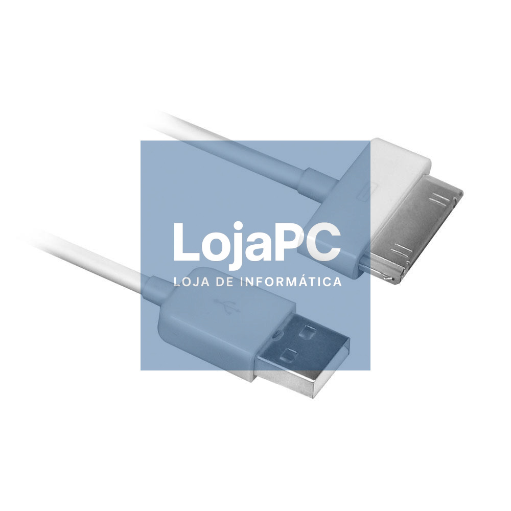 EWENT Cabo USB 2.0 para Apple 30 pins, 1m