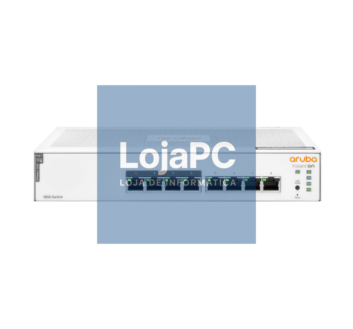 HPE Aruba Aruba Instant On 1830 8G 4p Class4 PoE 65W Switch