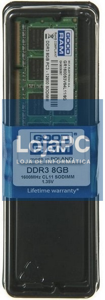 Goodram 8GB 1600MHz CL11 1,35V SODIMM