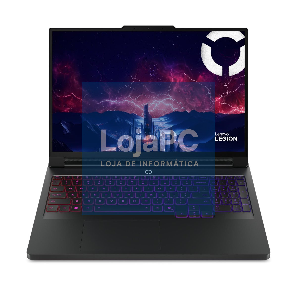 Lenovo Legion Pro 7 16AFR10H-341 - AMD Ryzen 9, 64GB DDR5, 2TB SSD, 16'', NVIDIA GeForce RTX 5080, Wi-Fi 7 (802.11be) + Bluetooth, S S/O, Black