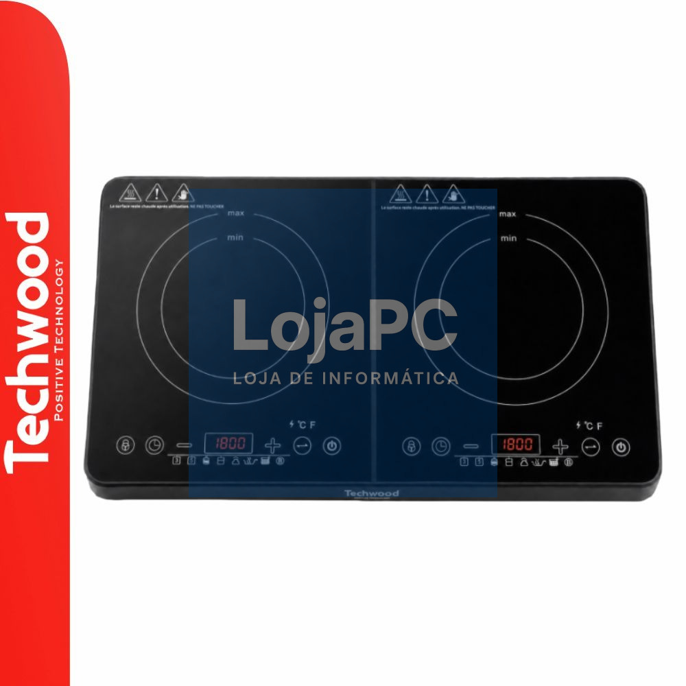 Placa de Indução Dupla 3500W TECHWOOD