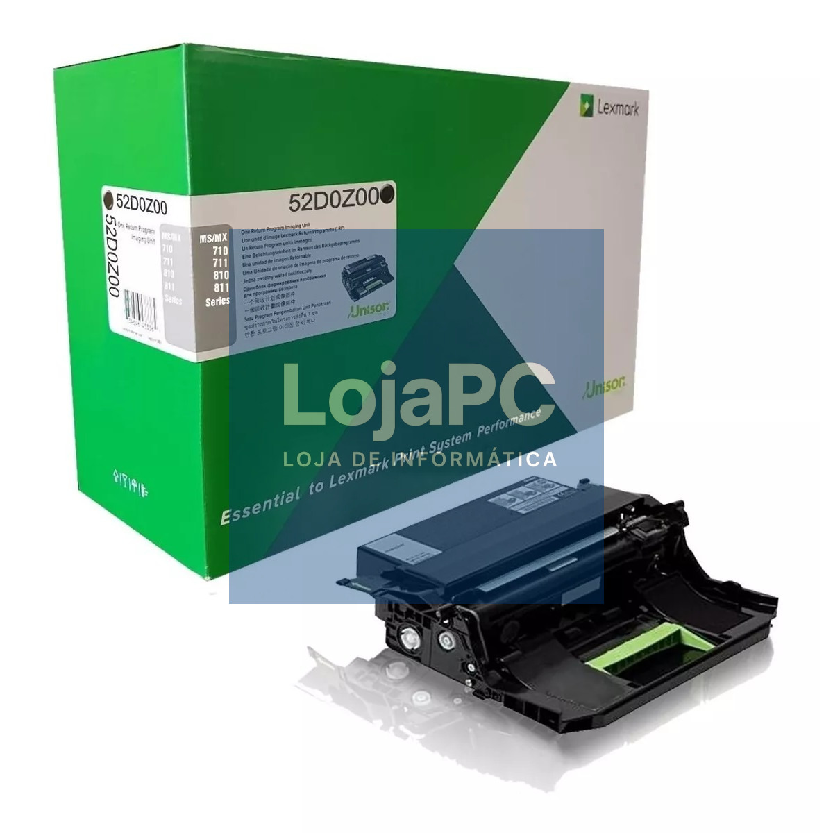 LEXMARK 52D0Z00 Return Programme 100K Imaging Unit MS/MX710 711 810 812 MS811 817 818 MX717 718