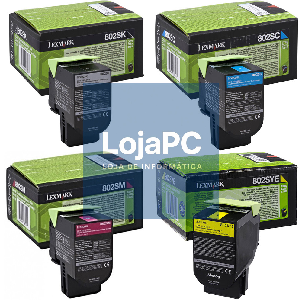 LEXMARK 802SK toner cartridge black standard capacity 2.500 pages 1-pack return program