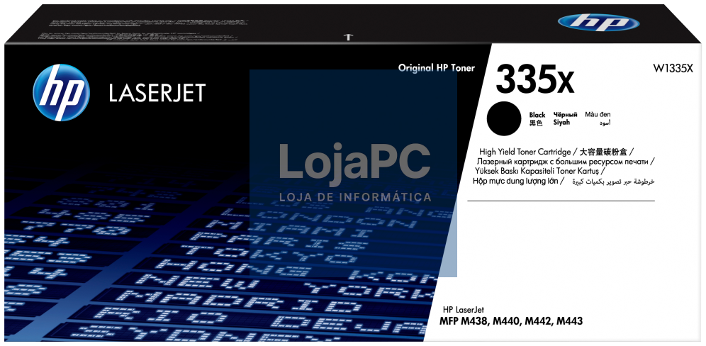 HP Tinteiro de tóner LaserJet Original 335X preto de alta capacidade