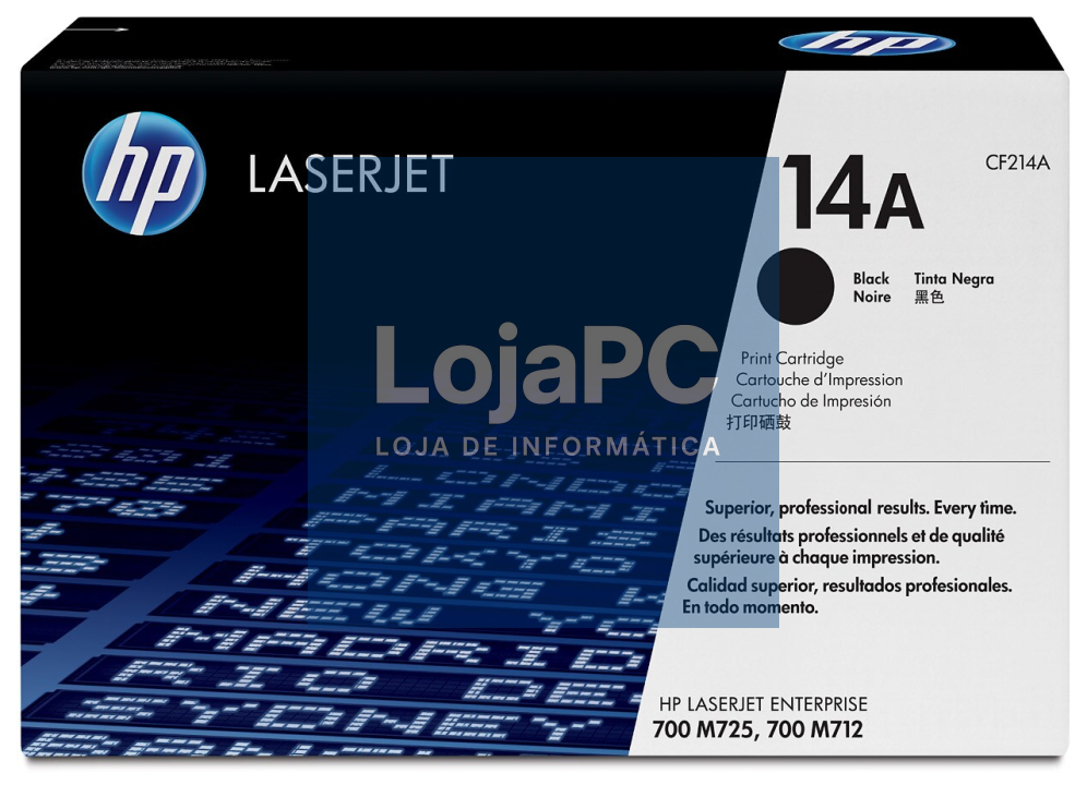 HP Tinteiro de tóner original LaserJet 14A preto