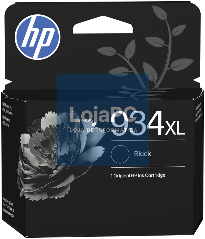 HP Tinteiro original 934XL de alta capacidade preto