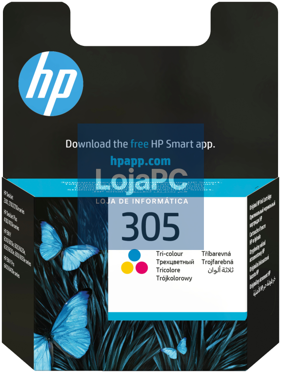 HP Tinteiro Original 305 tricolor