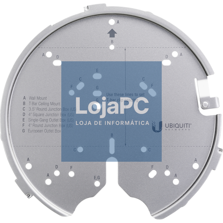 Ubiquiti U-PRO-MP kit de montaje Alumínio