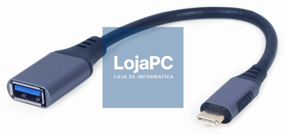 Gembird A-USB3C-OTGAF-01 cabo USB USB 3.2 Gen 1 (3.1 Gen 1) 0,15 m USB C USB A Cinzento