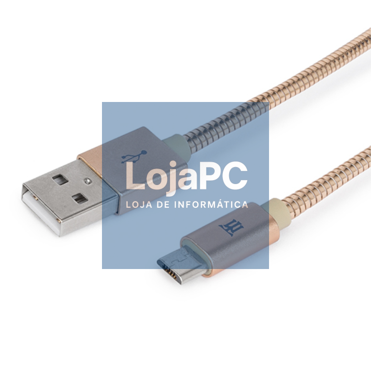 Maillon Technologique Premium MTPMUMG241 cabo USB 1 m USB 2.0 USB A Micro-USB B Oro