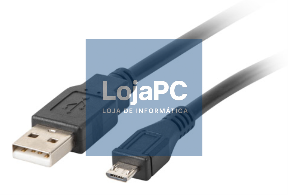 Lanberg CA-USBM-10CC-0003-BK cabo USB USB 2.0 0,3 m Micro-USB B USB A 0,48 Gbit/s Preto