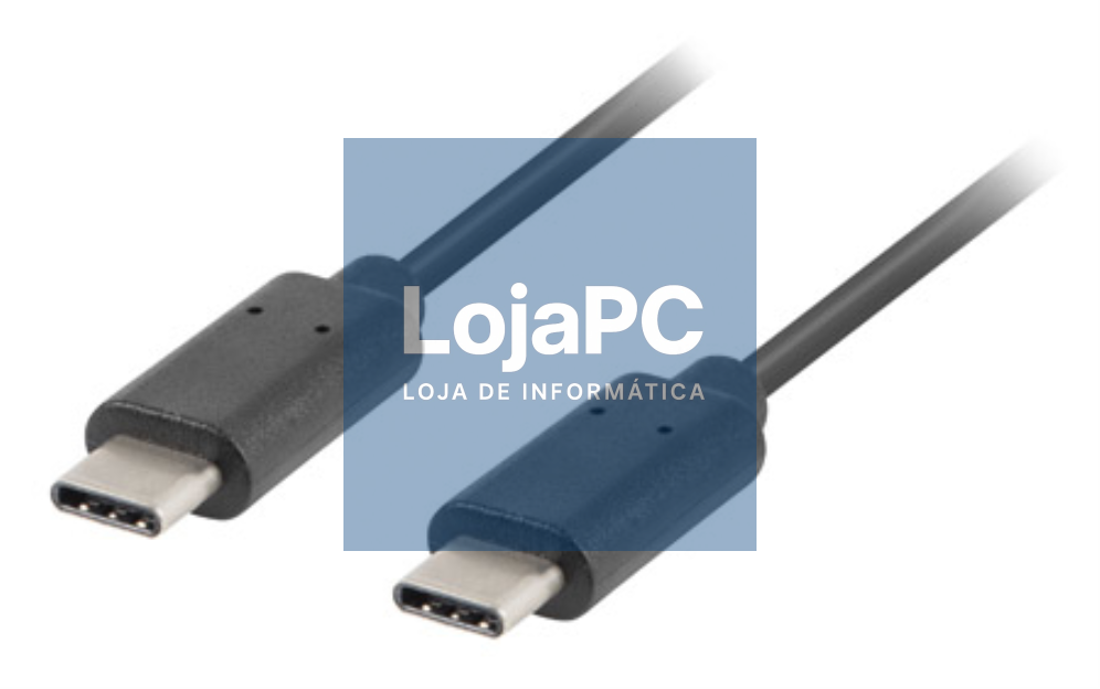 Lanberg CA-CMCM-10CU-0010-BK cabo USB USB 2.0 1 m USB C Preto