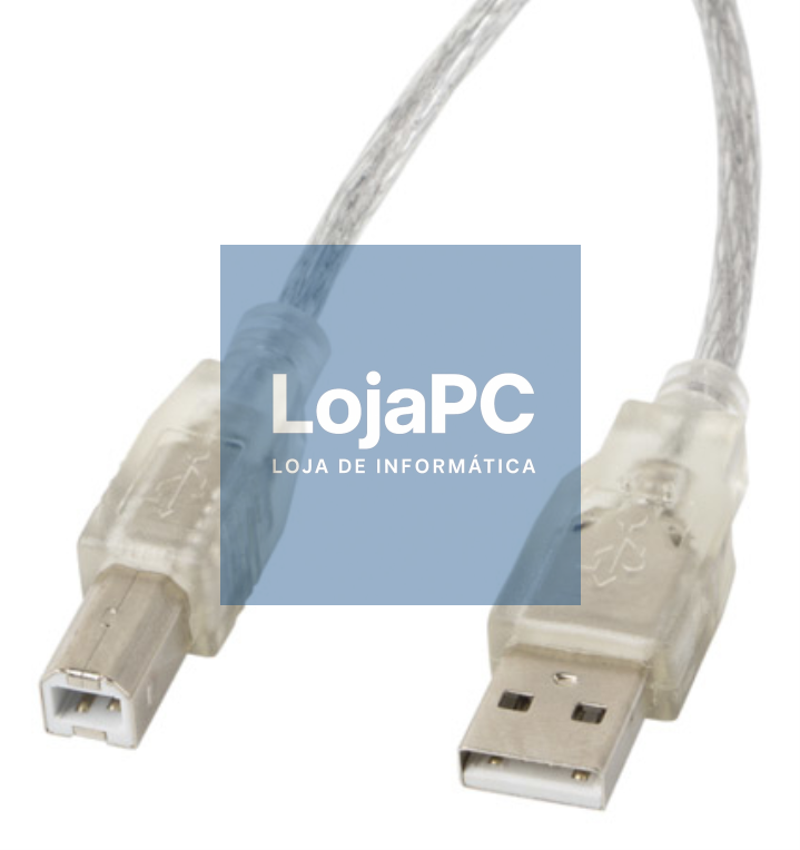 Lanberg CA-USBA-12CC-0050-TR cabo USB USB 2.0 5 m USB B 0,48 Gbit/s Transparente