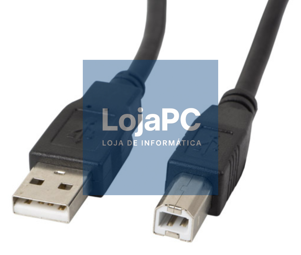 Lanberg CA-USBA-11CC-0010-BK cabo USB USB 2.0 1 m USB B Preto
