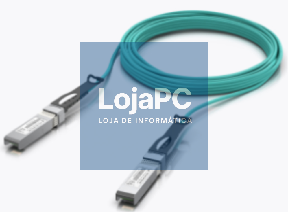 Ubiquiti UACC-AOC-SFP10-5M Cabo de fibra óptica e InfiniBand SFP+ Cor aguamarina