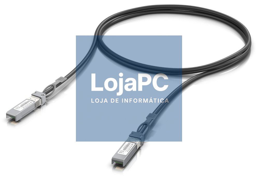 Ubiquiti UACC-DAC-SFP10-1M Cabo de fibra óptica e InfiniBand SFP+ Preto