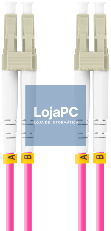 Lanberg FO-LULU-MD41-0020-VT Cabo de fibra óptica e InfiniBand 2 m LC Violeta
