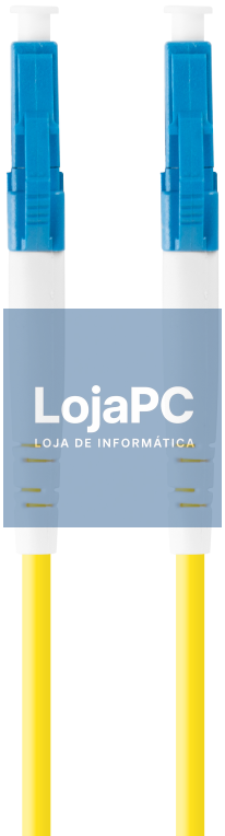 Lanberg FO-LULU-SS11-0010-YE Cabo de fibra óptica e InfiniBand 1 m LC Amarelo