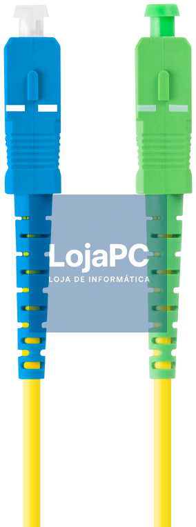 Lanberg FO-SASU-SS21-0010-YE Cabo de fibra óptica e InfiniBand 1 m SC Amarelo