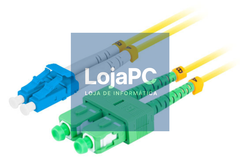 Lanberg FO-LUSA-SD11-0020-YE Cabo de fibra óptica e InfiniBand 2 m SC LC LC/SC Amarelo