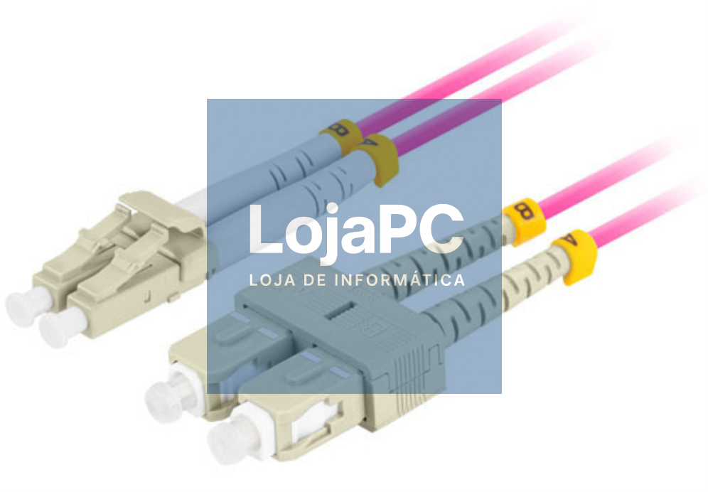 Lanberg FO-LUSU-MD41-0010-VT Cabo de fibra óptica e InfiniBand 1 m LC SC LC/SC Violeta