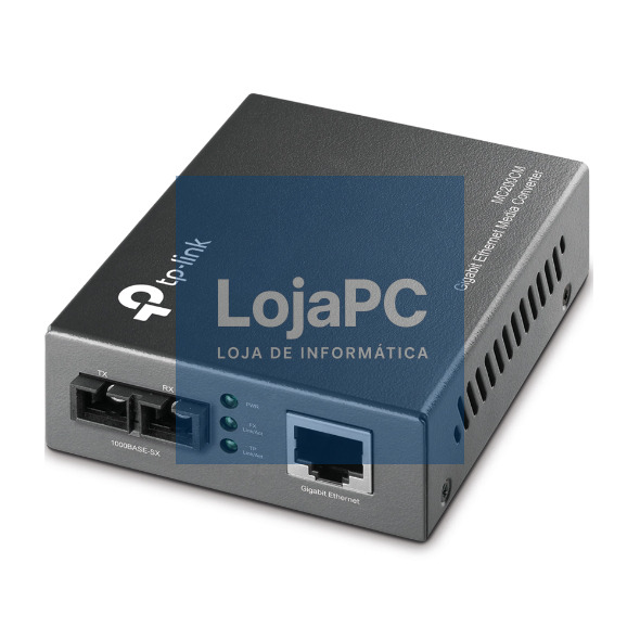 TP-LINK 1000Mbps RJ45 to 1000Mbps multi-mode SC fiber Converter Full-duplexup to 550m switching power adapter chassis mountable