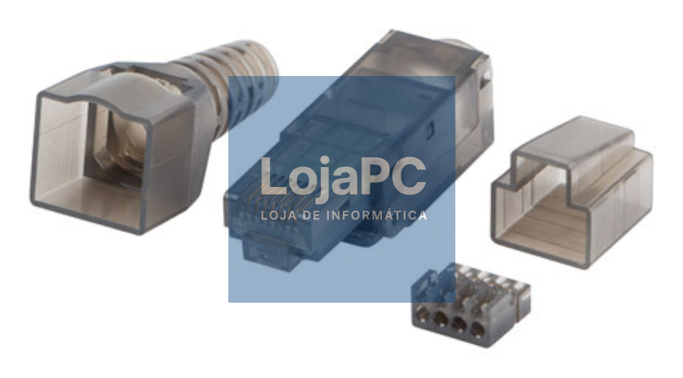 Lanberg PLUA-6000TL conector RJ-45 Transparente