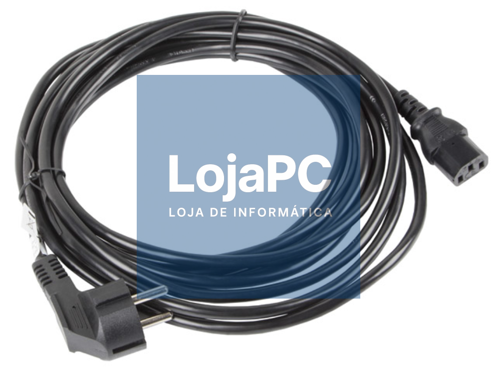 Lanberg CA-C13C-11CC-0100-BK cabo de transmisión Preto 10 m C13 acoplador CEE7/7