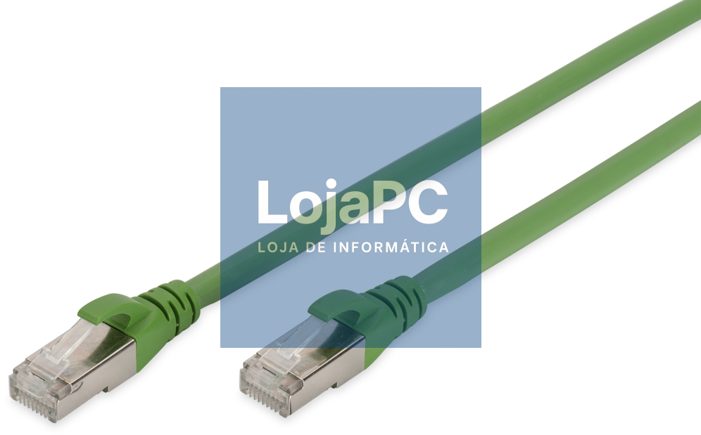 Digitus Cabo de ligação CAT 6A S/FTP, 1 m, PUR (TPU)