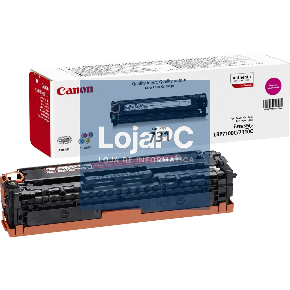 CANON 731-M toner cartridge magenta standard capacity 1.500 pages 1-pack