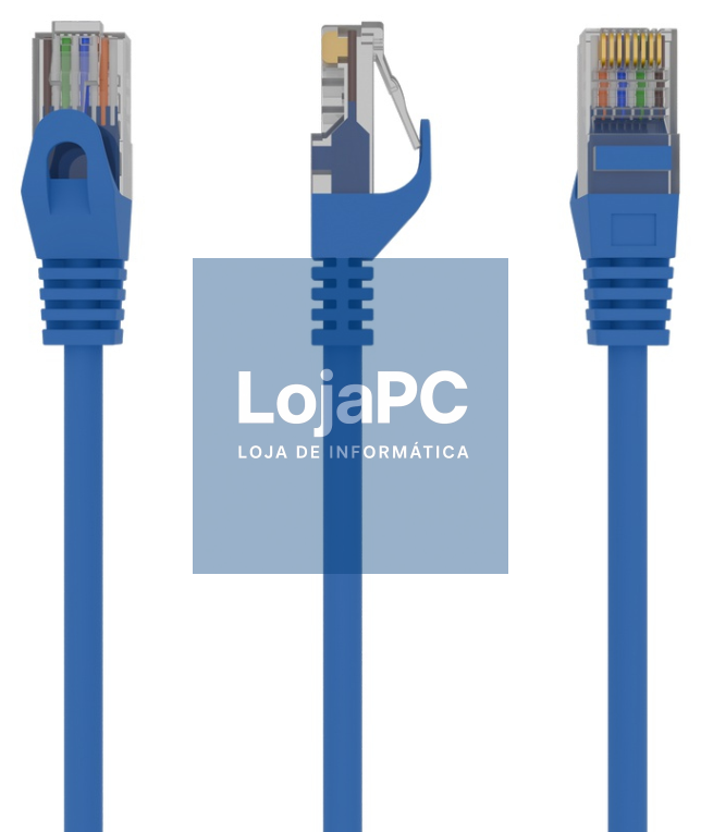 Gembird PP6U-0.25M/B cabo de rede Azul 0,25 m Cat6 U/UTP (UTP)