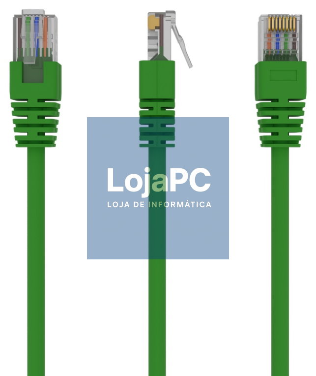 Gembird PP12-1M/G cabo de rede Verde Cat5e