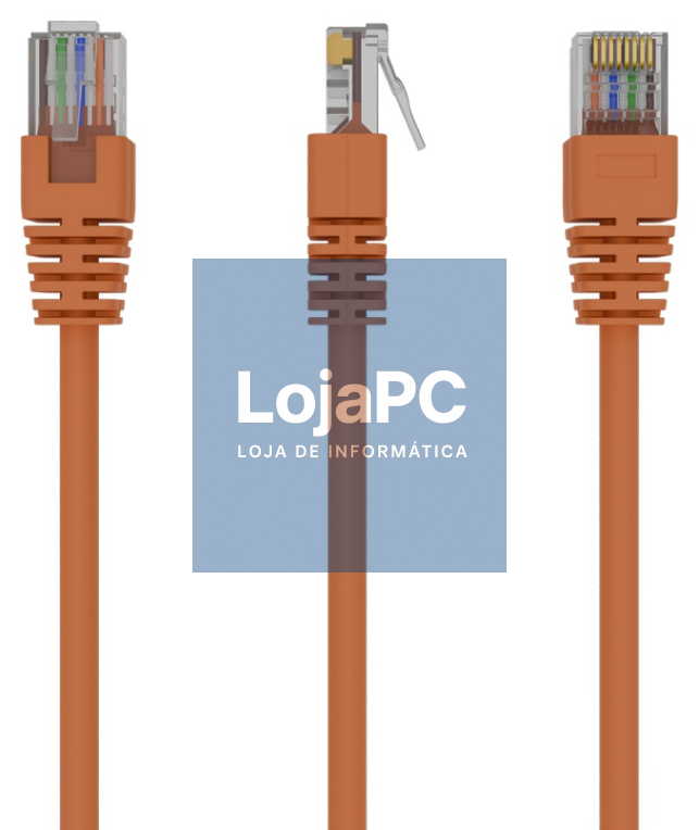 Gembird Patch Cord Cat.5e UTP 0.25m cabo de rede Laranja 0,25 m Cat5e U/UTP (UTP)