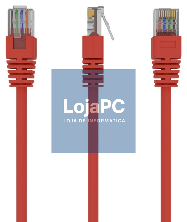 Gembird Patch Cord Cat.5e UTP 0.25m cabo de rede Vermelho 0,25 m Cat5e U/UTP (UTP)