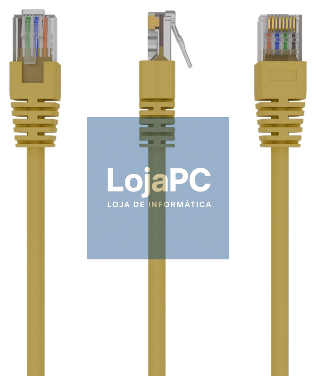 Gembird PP12-3M/Y cabo de rede Amarelo Cat5e U/UTP (UTP)